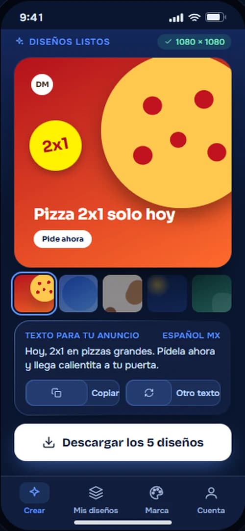 Diseño de muestra: resultado